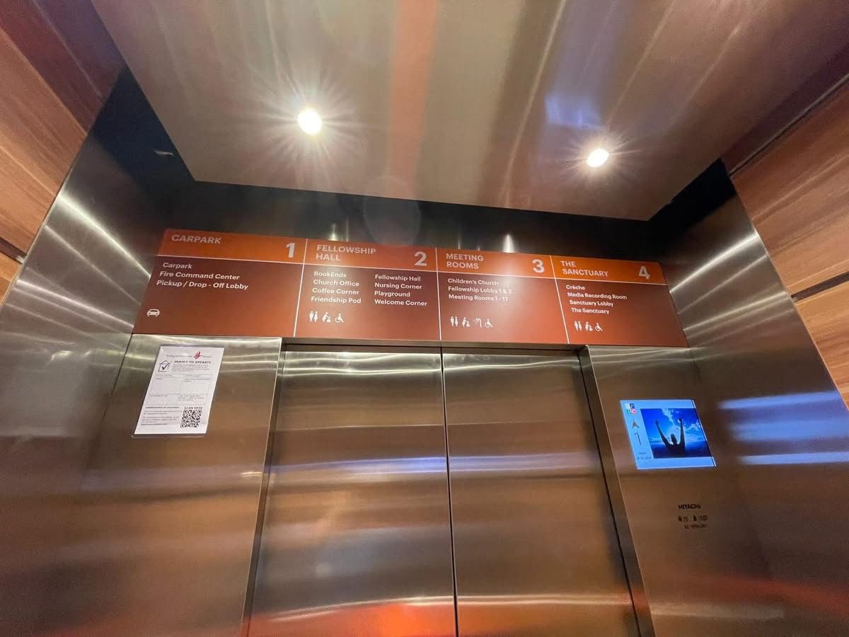 Signage Design Singapore Church